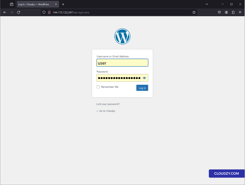 WordPress Login