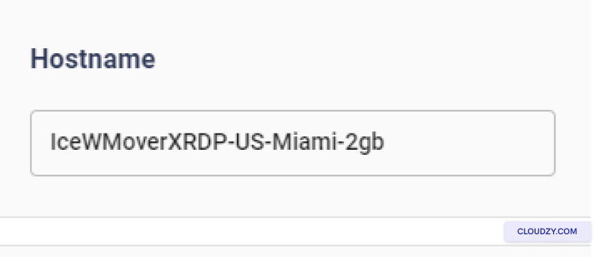 Select Hostname