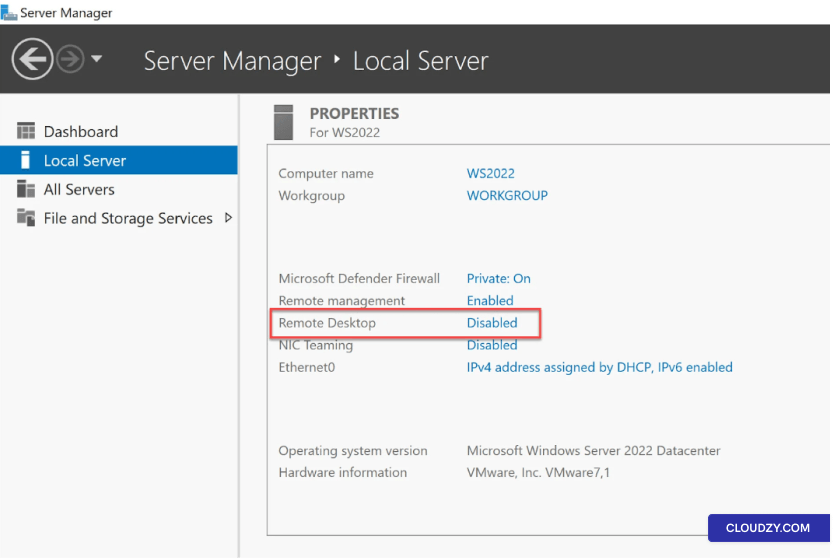 Server Manager