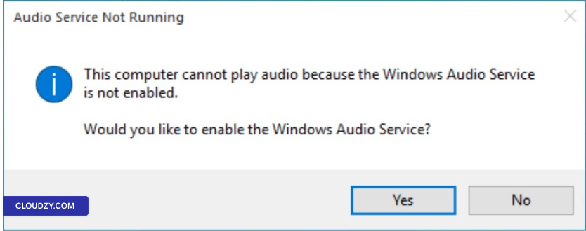 Respond to Audio Service Prompt