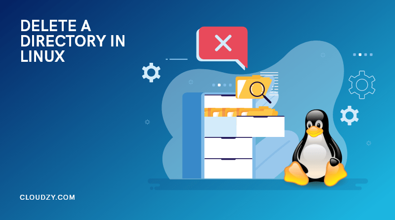 Delete a directory in linux