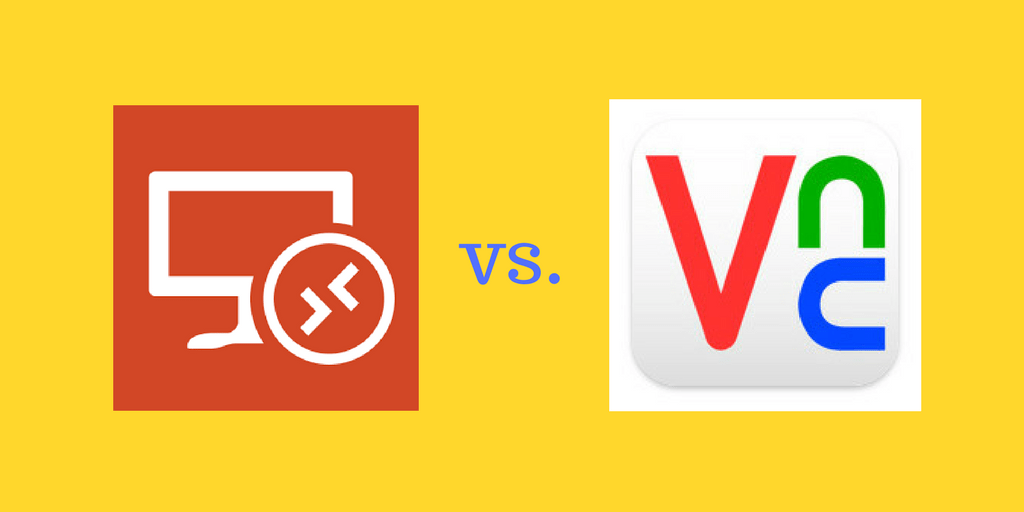 difference between rdp and vnc