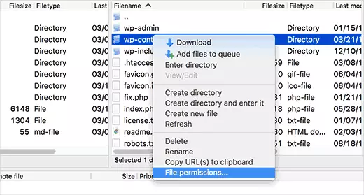 file permissions