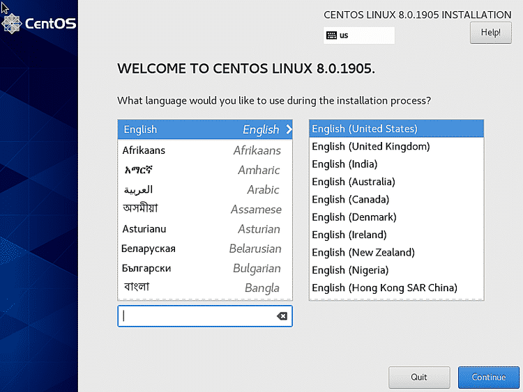 install CentOS 8 desktop