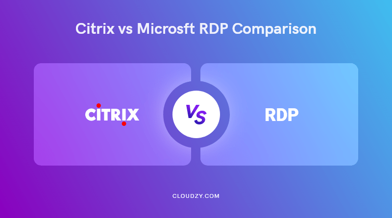 citrix vs rdp