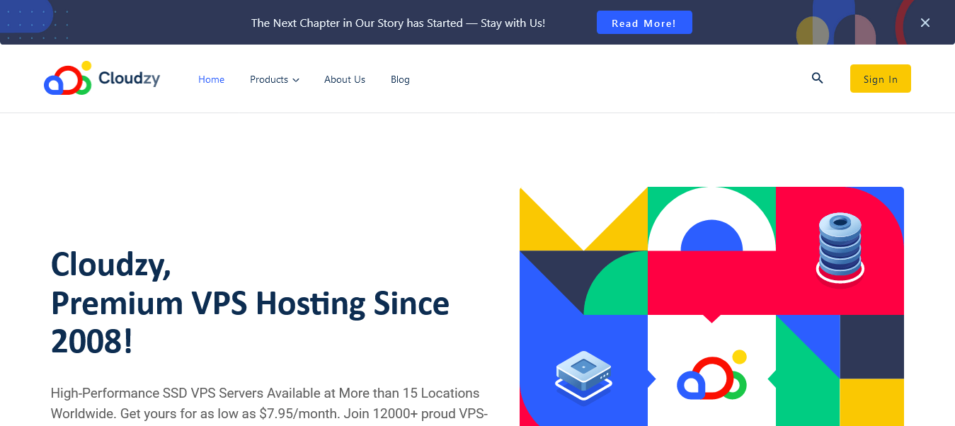 cloudzy home page