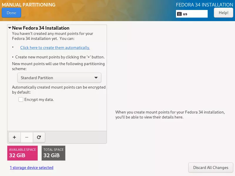 assign the partition