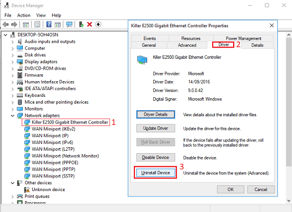 network adapter driver