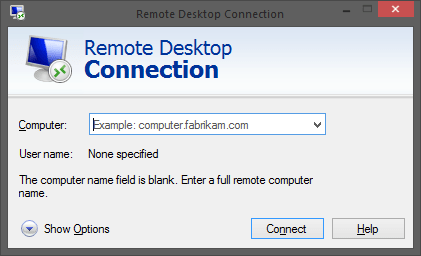 remote desktop connection windows