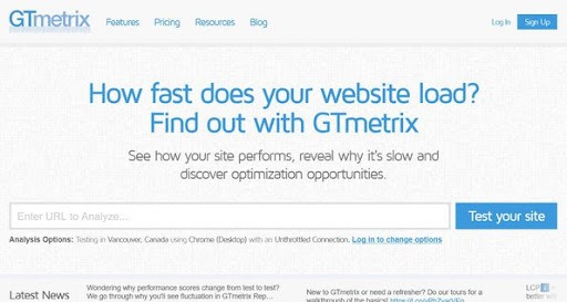 gtmetrics