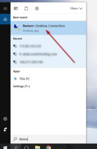 Remote Desktop Connection