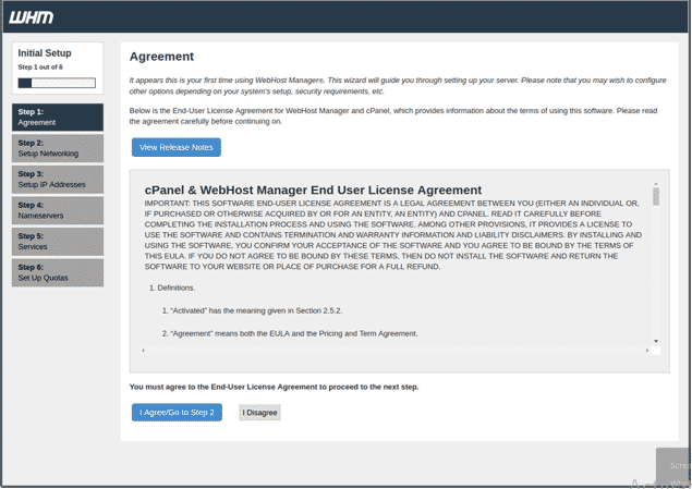 verify the end user agreement